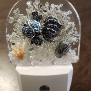 Crystal Decorative Fish Night Light